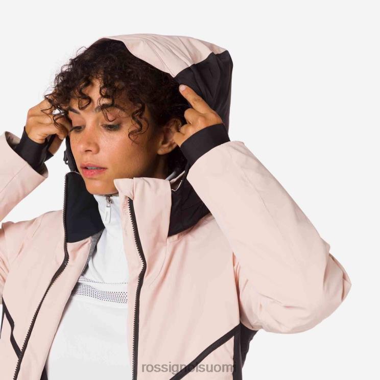 Rossignol naiset react merino hiihtotakki jauhevaaleanpunainen topit BTF0P1081
