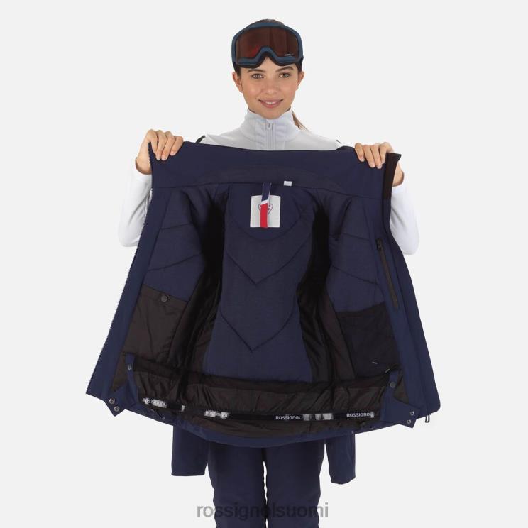 Rossignol naiset react merino hiihtotakki tumma laivasto topit BTF0P791