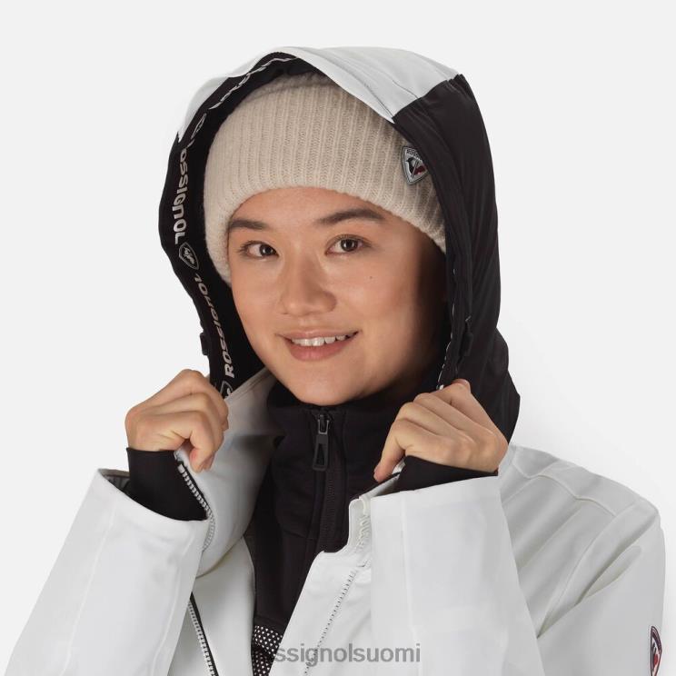 Rossignol naiset react merino hiihtotakki valkoinen topit BTF0P1060