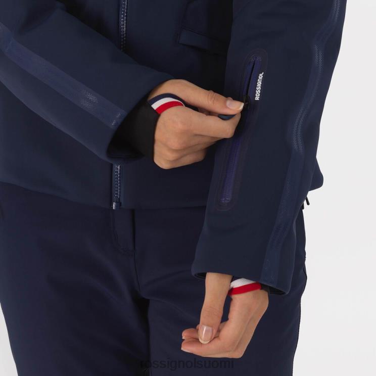 Rossignol naiset softshell litteä hiihtotakki tumma laivasto topit BTF0P780