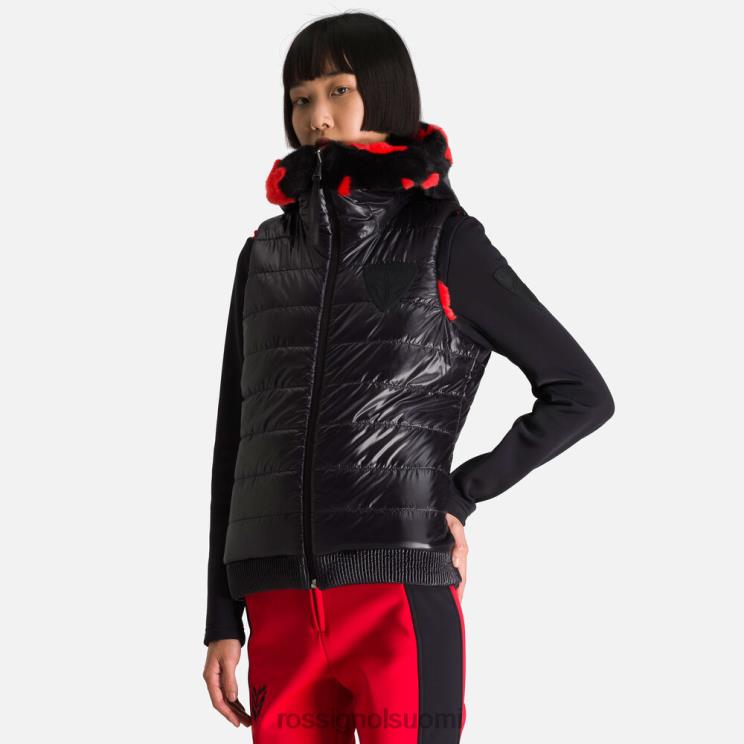 Rossignol naiset jcc ylösalaisin liivi musta topit BTF0P1055