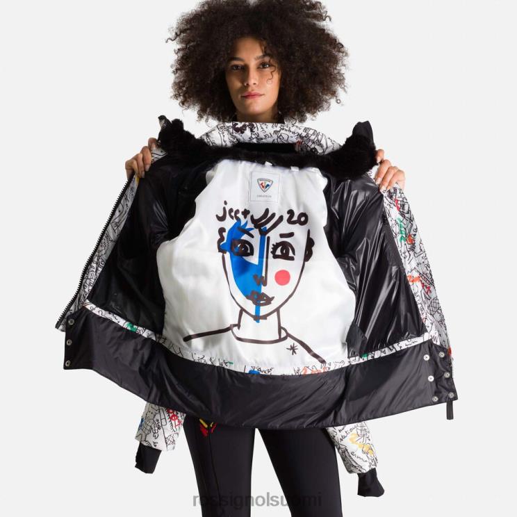 Rossignol naiset jcc cosmic painettu untuvatakki galaksi topit BTF0P1114