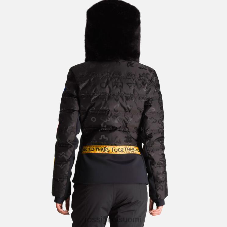 Rossignol naiset jcc twins untuvatakki musta topit BTF0P802