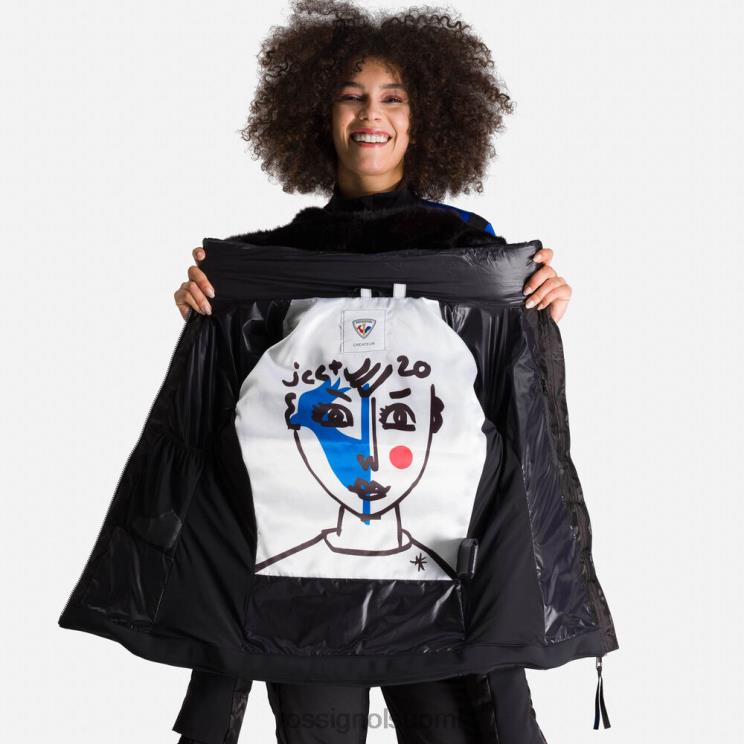 Rossignol naiset jcc twins untuvatakki musta topit BTF0P802