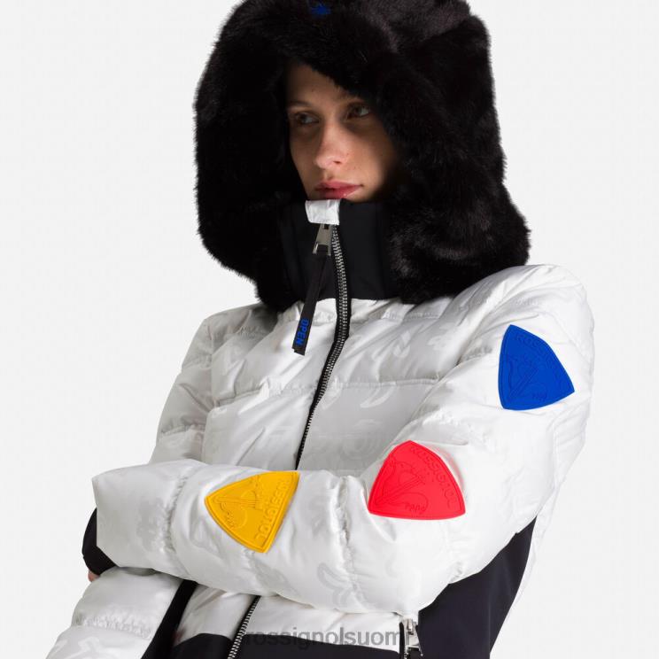 Rossignol naiset jcc twins untuvatakki valkoinen topit BTF0P1115