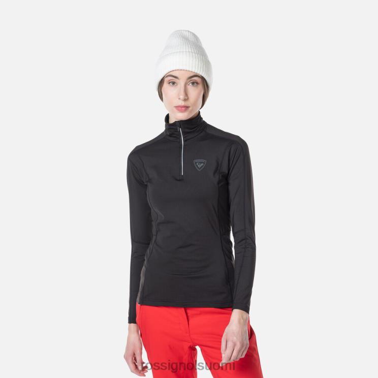 Rossignol naiset klassinen puolivetoketjullinen alustoppi musta topit BTF0P820