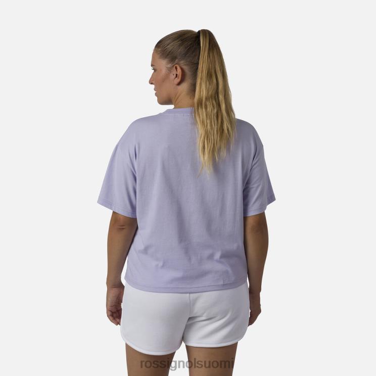 Rossignol naiset crop tee laventelinharmaa topit BTF0P878