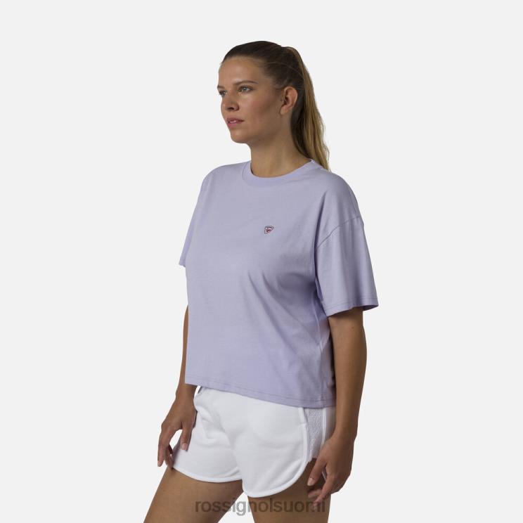 Rossignol naiset crop tee laventelinharmaa topit BTF0P878