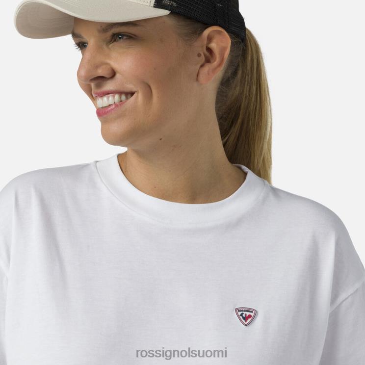 Rossignol naiset crop tee valkoinen topit BTF0P716