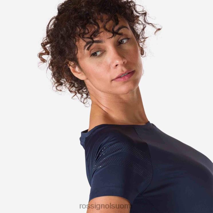 Rossignol naiset tekninen t-paita tumma laivasto topit BTF0P697