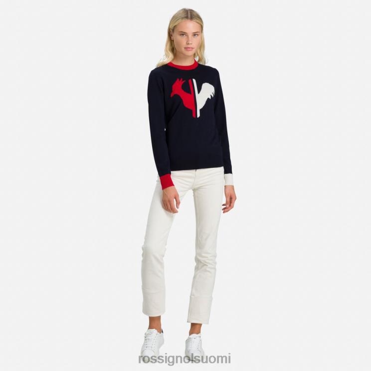 Rossignol naiset alya pyöreäpääntie neule tumma laivasto topit BTF0P977