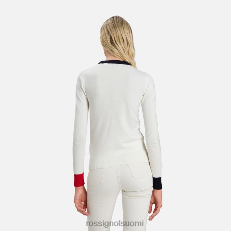 Rossignol naiset alya pyöreäpääntie neule valkoinen topit BTF0P993
