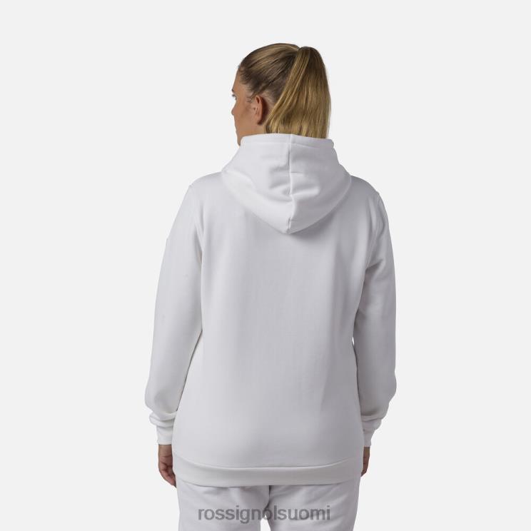 Rossignol naiset hupullinen fleece-logopaita valkoinen topit BTF0P845