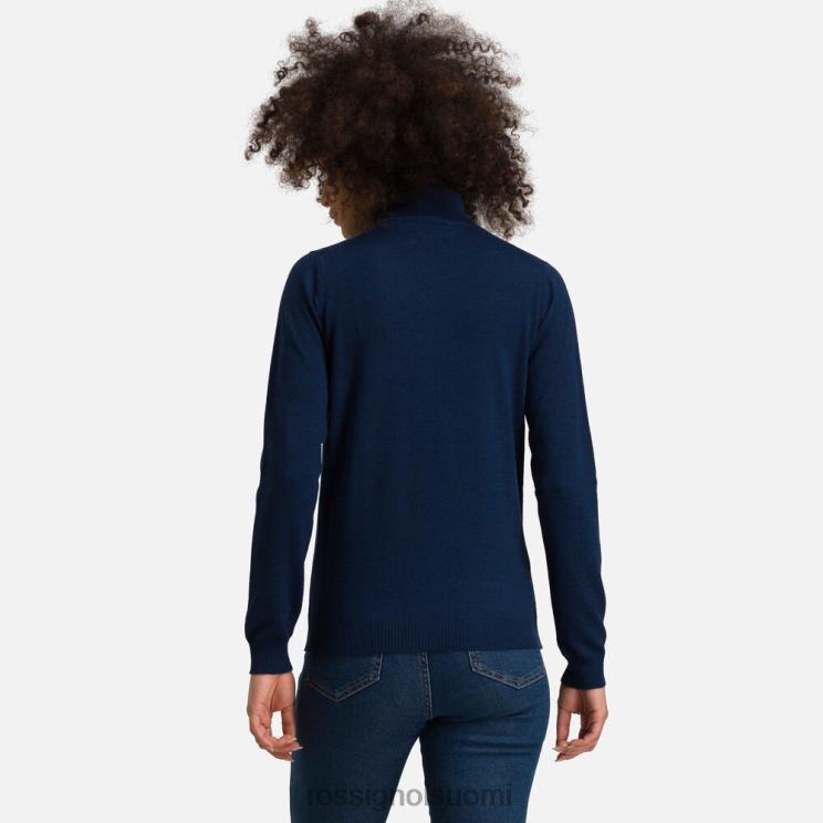 Rossignol naiset klassinen rullakaula-aukkoinen pusero tumma laivasto topit BTF0P870