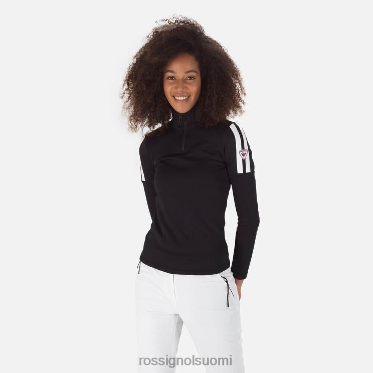 Rossignol naiset koe puolivetoketjullinen toppi musta topit BTF0P907