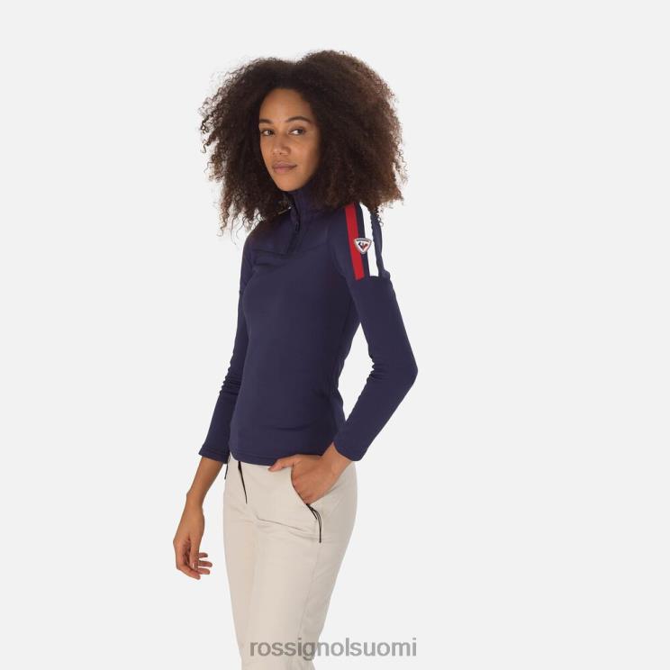 Rossignol naiset koe puolivetoketjullinen toppi tumma laivasto topit BTF0P1082