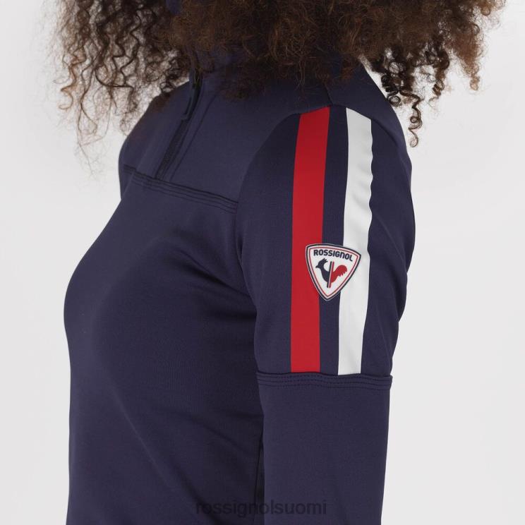 Rossignol naiset koe puolivetoketjullinen toppi tumma laivasto topit BTF0P1082