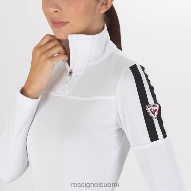 Rossignol naiset koe puolivetoketjullinen toppi valkoinen topit BTF0P750