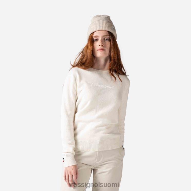 Rossignol naiset omaperäinen neulepusero valkoinen topit BTF0P922