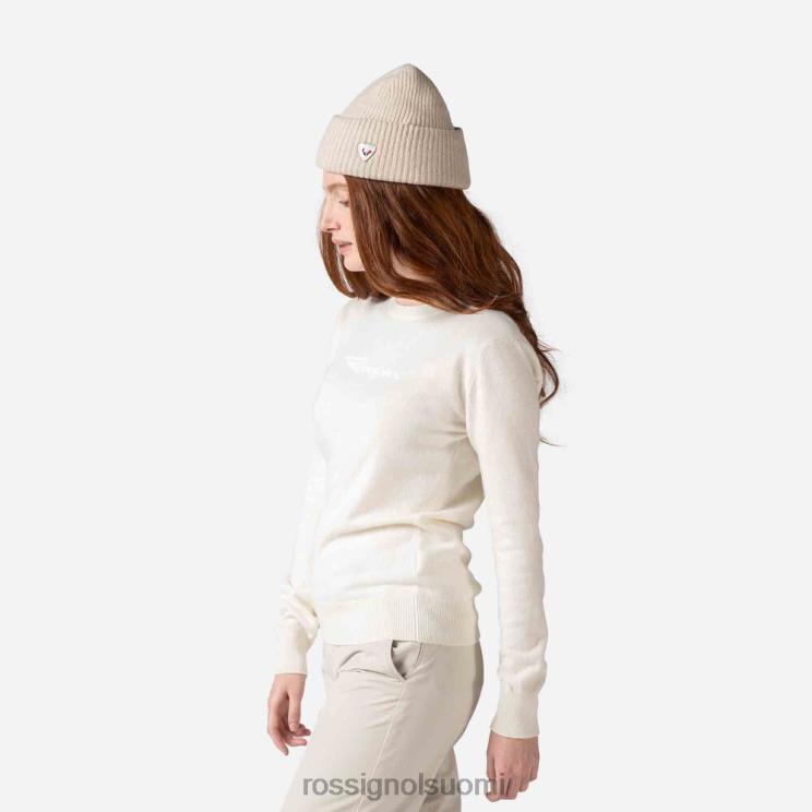 Rossignol naiset omaperäinen neulepusero valkoinen topit BTF0P922