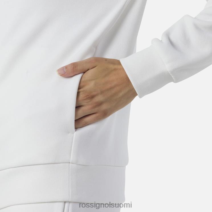 Rossignol naiset täysvetoketjullinen hupullinen fleecepaita valkoinen topit BTF0P842