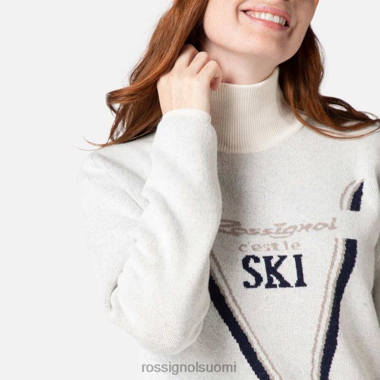 Rossignol naiset victoire villapaita villapaita valkoinen topit BTF0P1119