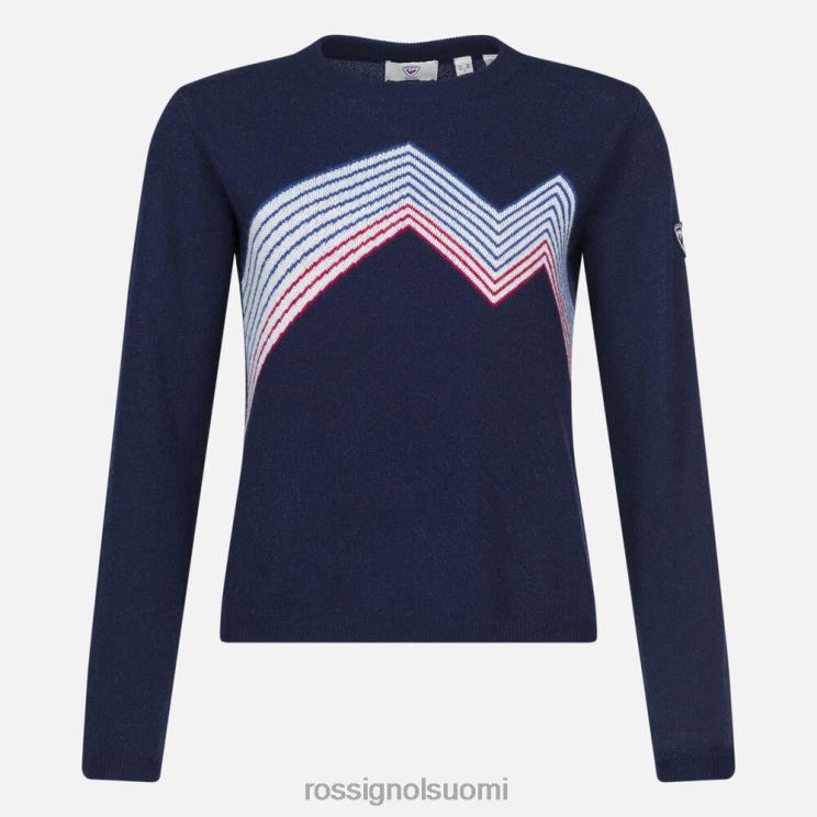 Rossignol naiset vuoristoinen pyöreä pääntie tumma laivasto topit BTF0P885